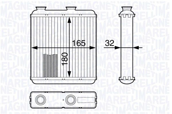 MAGNETI MARELLI Lämmityslaitteen kenno 350218340000